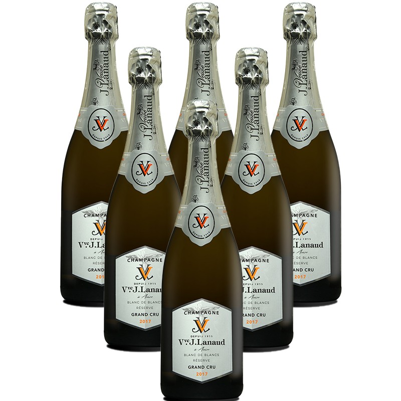 Cuvée de Réserve Blanc de Blancs Grands Crus Millésime 2017 - Champagne  Veuve Lanaud